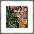Abstract In Green Framed Print