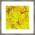 Abstract Ink And Water Stains Framed Print