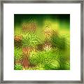 Abstract Leaves Framed Print