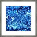 Abstract - Nail Polish - Ocean Deep Framed Print