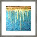 Abstract Painting ... Tears Of Gold By Amy Giacomelli Framed Print