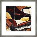 Abstract Piano Framed Print