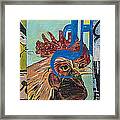 Abstract Rooster Panel Framed Print
