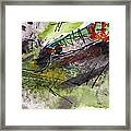 Abstract Screams Of A Dying Fish Framed Print