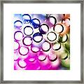 Abstract Straws 2 Framed Print