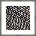 Abstract View Of Shopping Baskets Framed Print