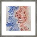 Abstract Watercolor Framed Print