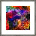 Abstract Watercolor Framed Print