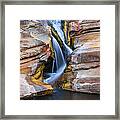 Abstract Waterfall Framed Print