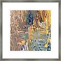 Abstract Woven Colors Framed Print