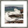 Acadia Waves 4198 Framed Print