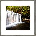 Across The Ledge Waterfall Framed Print
