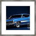 Action Photo Original Prints Vintage Muscle Cars 1970 Ford Torino Framed Print