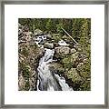 Adams Falls Rocky Mountain Np Framed Print