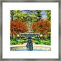 Adams Park Fountain Framed Print