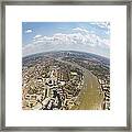 Aerial View Of City, London, England, Uk Framed Print