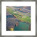 Aerial View Of The Countryside Near Framed Print