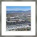 Aerial View, Silicon Valley Business Framed Print