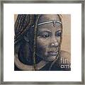 Afican Woman Framed Print