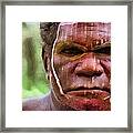 African Man Framed Print