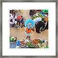 African Market, Assomada, Santiago Framed Print