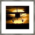 African Sunset Framed Print