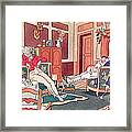 After Christmas Lunch Framed Print