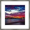 After Sunset On Manzanillo Bay Framed Print