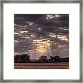 After The Harvest Framed Print