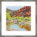 After The Rain At Table Mesa Framed Print