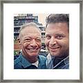 Afternoon @mets Game With Pops Framed Print