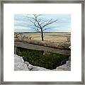 Agate Bridge At Petrified Forest Framed Print