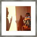 Aggressive Parent Framed Print