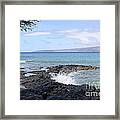 Ahihi Bay Maui Hawaii Framed Print