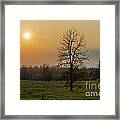 Aided By Fire Framed Print