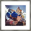 Aladdin And Dumbo Framed Print