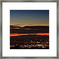 Albuquerque Sunset Framed Print
