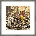 Alexander The Great Entering Babylon Framed Print