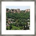 Alhambra - Granada - Spain Framed Print