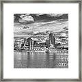 All American City 2 Bw Framed Print