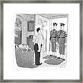 All Right, Where Is He? Framed Print