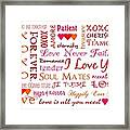 All The Colors Of Love Framed Print