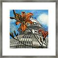 Allan Garden With Daylilies Framed Print