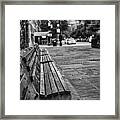 Alls Quiet In The City Framed Print
