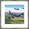 Almost Home  B-17 Flying Fortress Framed Print