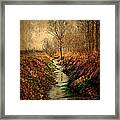 Along The Canal Framed Print