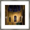 Altar And Pulpit Of The Collegiale De Neuchatel Framed Print
