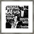 Alvin Crow And Rusty Wier Framed Print