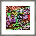 Ama 450sx Supercross Chad Reed Framed Print