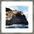 Manarola W/hidden Pictures Framed Print